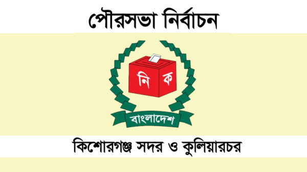 কিশোরগঞ্জের দুই পৌরসভায় ভোট আগামীকাল