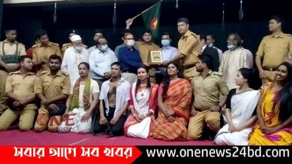 কিশোরগঞ্জ পুলিশ লাইন্সে ‘রাজারবাগ ৭১’ নাটক মঞ্চস্থ