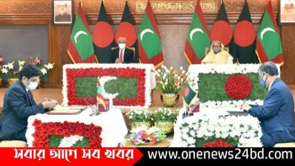 বাংলাদেশ-মালদ্বীপের মধ্যে চারটি সমঝোতা স্মারক স্বাক্ষরিত