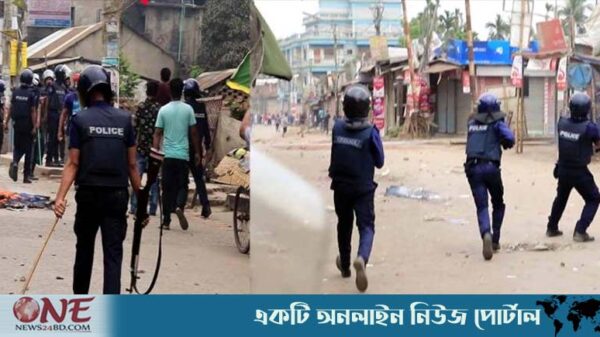 কিশোরগঞ্জে পুলিশের সাথে বিএনপির সংঘর্ষের ঘটনায় ১৮০০ জনের নামে মামলা