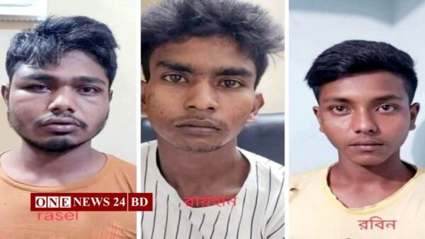 ভৈরবে ফারুক হত্যাকান্ডে জড়িত তিন ছিনতাইকারী গ্রেফতার