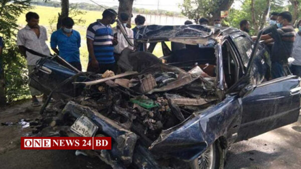 যশোরে ট্রাকের ধাক্কায় ৪ ব্যবসায়ীর প্রাণহানি