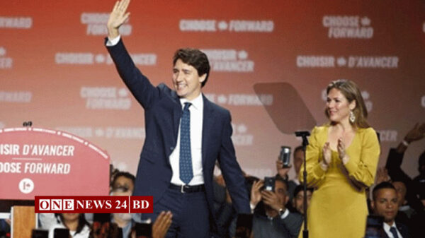 টানা তৃতীয়বার ক্ষমতায় জাস্টিন ট্রুডো