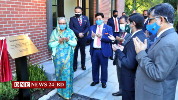 যুক্তরাষ্ট্রের মেরিল্যান্ডে ‘বাংলাদেশ হাউজ’ উদ্বোধন করলেন প্রধানমন্ত্রী