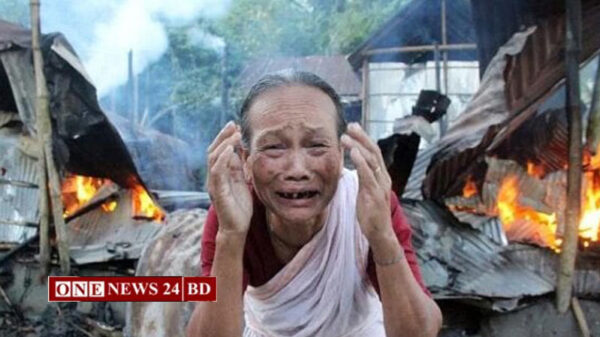 পীরগঞ্জের মাঝিপাড়ায় দুর্বৃত্তদের হামলা-আগুন