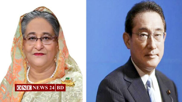 জাপানের নবনিযুক্ত প্রধানমন্ত্রীকে শেখ হাসিনার অভিনন্দন