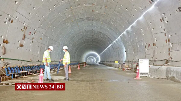 ৮ অক্টোবর খুলে দেওয়া হচ্ছে বঙ্গবন্ধু টানেলের দ্বিতীয় চ্যানেল