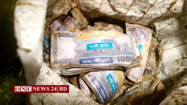 ব্রিজের নিচে টাকার বস্তা, ডোবায় মিলল ৬৬ লাখ টাকা!