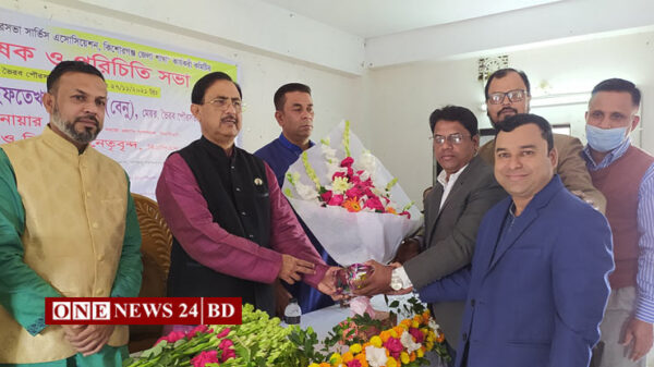 ভৈরবে পৌরসভা সার্ভিস এসোসিয়েশনের নব গঠিত জেলা কমিটির পরিচিতি সভা