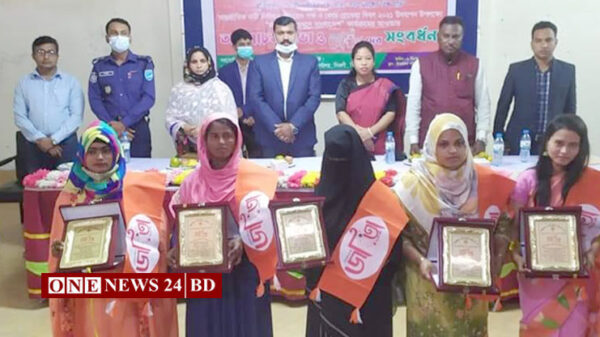 নিকলীতে ৫ জয়িতাকে সংবর্ধনা
