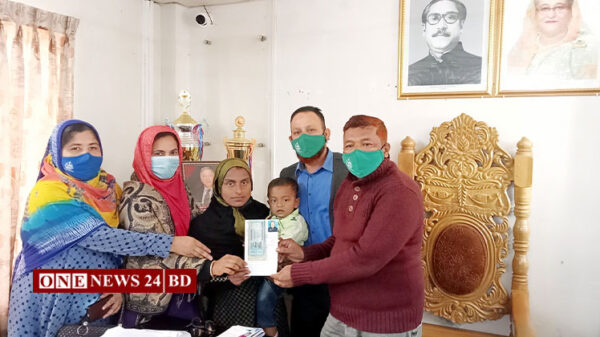 কমলগঞ্জে মাতৃত্বকালীন ভাতা প্রদান