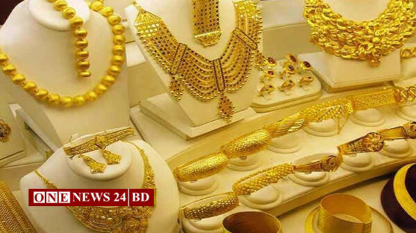 স্বর্ণের দাম বেড়ে ভরি ৭৫ হাজার টাকা