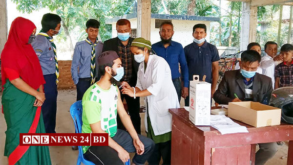 কমলগঞ্জে ৩৪টি কেন্দ্রে উৎসাহে গণ টিকা কার্যক্রম