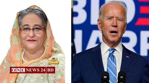 শেখ হাসিনাকে জো বাইডেনের চিঠি