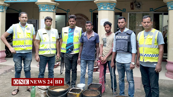 কমলগঞ্জে ১৬ লিটার চোলাই মদসহ আটক ২