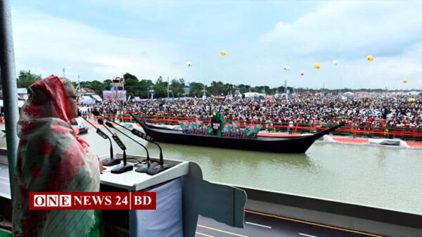 জনগণের শক্তিতে বলিয়ান হয়ে পদ্মা সেতু নির্মাণে সমর্থ হয়েছি