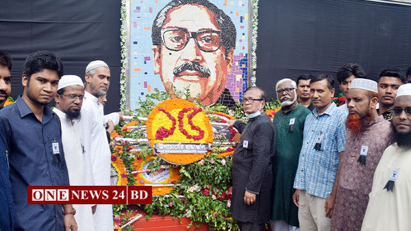 ১৫ আগস্ট জাতীয় শোক দিবসে ঈশা খাঁ বিশ্ববিদ্যালয়ে শোক র‌্যালী