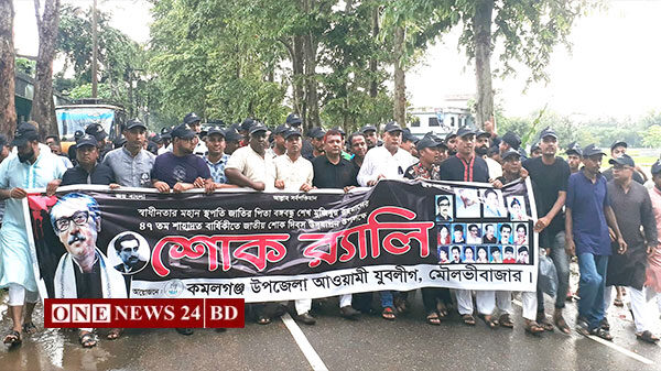 কমলগঞ্জে শোক দিবসে যুবলীগের আলোচনা সভা ও দোয়া মাহফিল