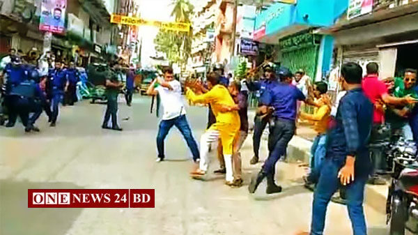 কিশোরগঞ্জে পুলিশ বিএনপির সংঘর্ষে আহত ৩০