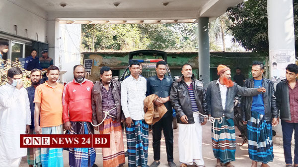 পাকুন্দিয়ায় বিষ্ফোরক আইনের মামলায় ৮ জনকে গ্রেপ্তার