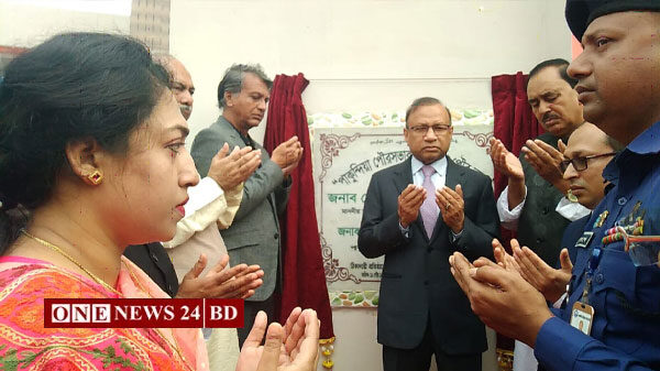 পাকুন্দিয়া পৌরসভার নতুন ভবন উদ্বোধন
