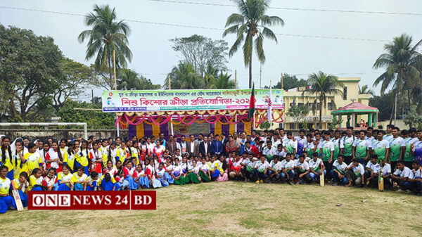 খালিয়াজুরী উপজেলায় শিশু কিশোর ক্রীড়া প্রতিযোগিতা অনুষ্ঠিত