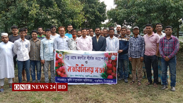 পাকুন্দিয়ায় লিচু চাষে করনীয় শীর্ষক ক্যাম্পেইন