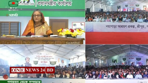 দেশের কোনো মানুষ ঠিকানাবিহীন থাকবে না: প্রধানমন্ত্রী