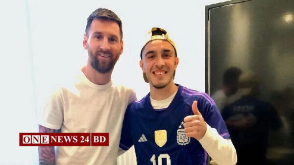 ১০ ঘণ্টা অপেক্ষার পর মেসির সঙ্গে ভক্তের দেখা