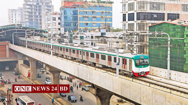 আগারগাঁও-মতিঝিল মেট্রোরেল চালু নভেম্বরের মধ্যেই