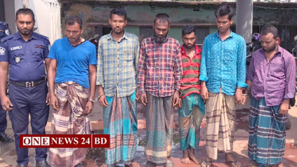 পাকুন্দিয়ায় ছয় জুয়ারি গ্রেফতার