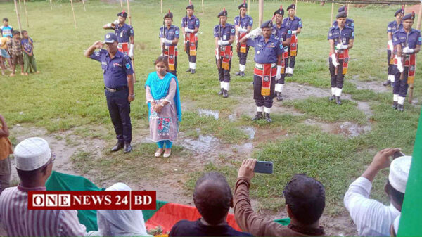 তাড়াইলের বীর মুক্তিযোদ্ধা হামিদুল হক সাজুকে রাষ্ট্রীয় মর্যাদায় দাফন