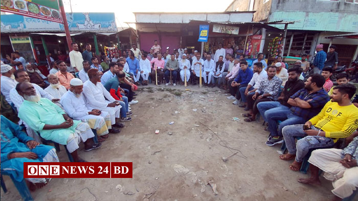 বিএনপির অবরোধের বিরুদ্ধে কিশোরগঞ্জে অবস্থান কর্মসূচী