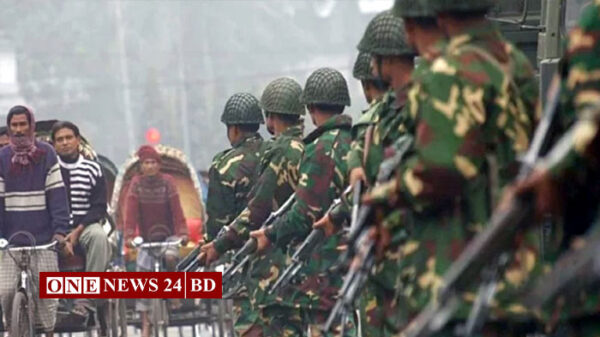 ৩ জানুয়ারি থেকে মাঠে নামছে সেনাবাহিনী