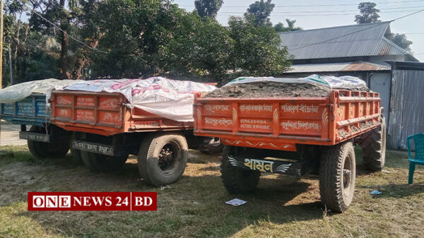 পাকুন্দিয়ায় অবৈধ ভাবে মাটি কাটার দায়ে ছয় লাখ টাকা জরিমানা
