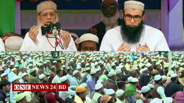 আখেরি মোনাজাতের ভেতর দিয়ে শেষ হলো তাড়াইলের ইসলাহী ইজতেমা