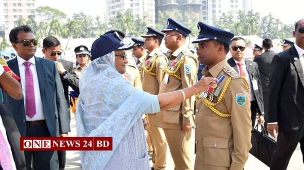 নওগাঁর পুলিশ সুপার পেলেন "প্রেসিডেন্ট পুলিশ মেডেল" পিপিএম