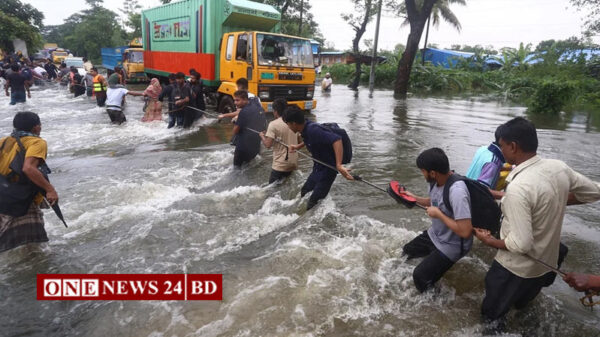 বন্যায় চার জেলায় ৮ জনের মৃত্যু, নিখোঁজ দুই