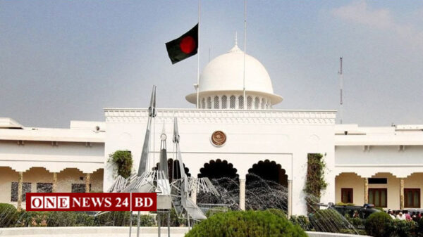 শপথ অনুষ্ঠানের জন্য প্রস্তুত বঙ্গভবনের দরবার হল