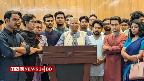 আমার প্রথম কাজ হবে আইন-শৃঙ্খলা ফিরিয়ে আনা: ড. ইউনূস