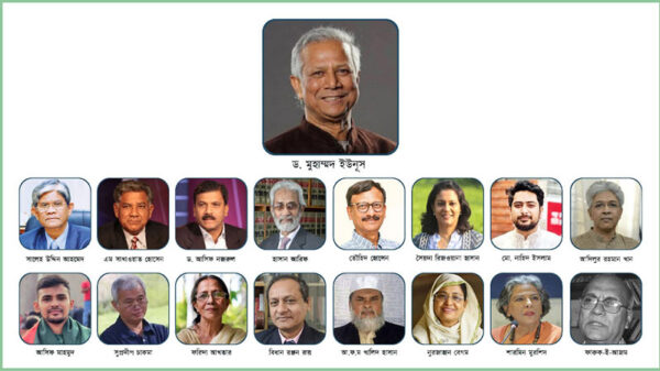 অন্তর্বর্তী সরকারের উপদেষ্টা হচ্ছেন যারা