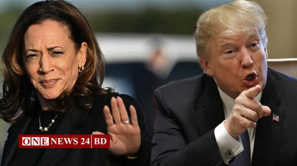 প্রথম ভোটকেন্দ্রের ফলাফল প্রকাশ, সমানে সমান কমলা-ট্রাম্প