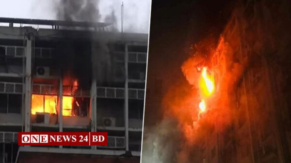 সচিবালয়ে আগুন: ঘটনাস্থলে তদন্ত কমিটির পরিদর্শন