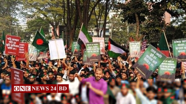 মার্চ ফর ইউনিটি: শেখ হাসিনার ফাঁসির দাবিতে উত্তাল শহীদ মিনার