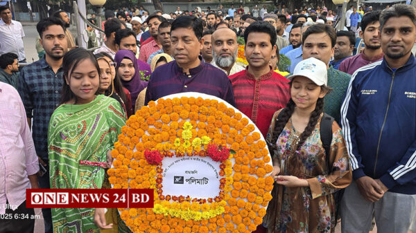 স্বাধীনতা দিবসে শহীদদের প্রতি পলিমাটি'র শ্রদ্ধা নিবেদন