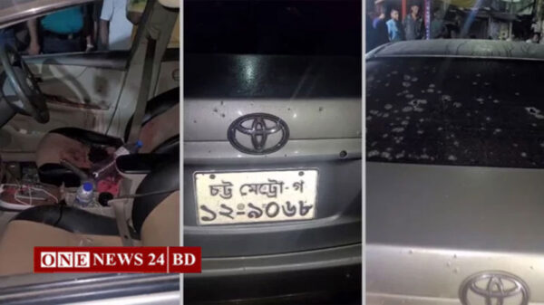 প্রাইভেট কারে ‘অতর্কিত’ গুলি, নিহত ২