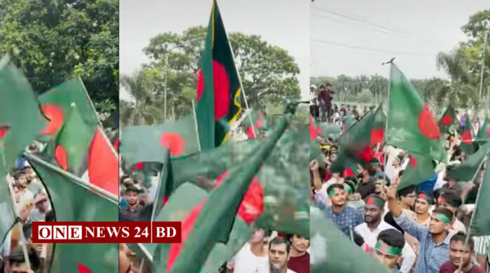‘জুলাই পুনর্জাগরণ’ অনুষ্ঠানে জনতার ঢল