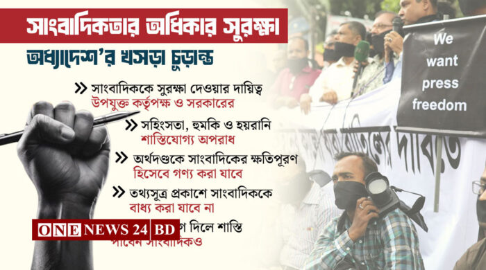 সাংবাদিক নির্যাতনে সর্বোচ্চ ৫ বছরের জেল