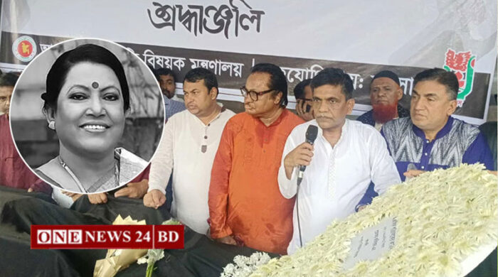 শহীদ মিনারে ফরিদা পারভীনকে শেষ শ্রদ্ধা