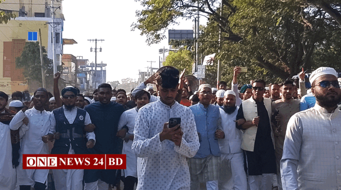 ওসমান হাদির মৃত্যুর ঘটনায় তাড়াইলে সর্বস্তরের জনতার বিক্ষোভ মিছিল 